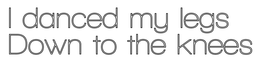 Custom Neon Sign Online Editor I danced my leg... - Planet Neon