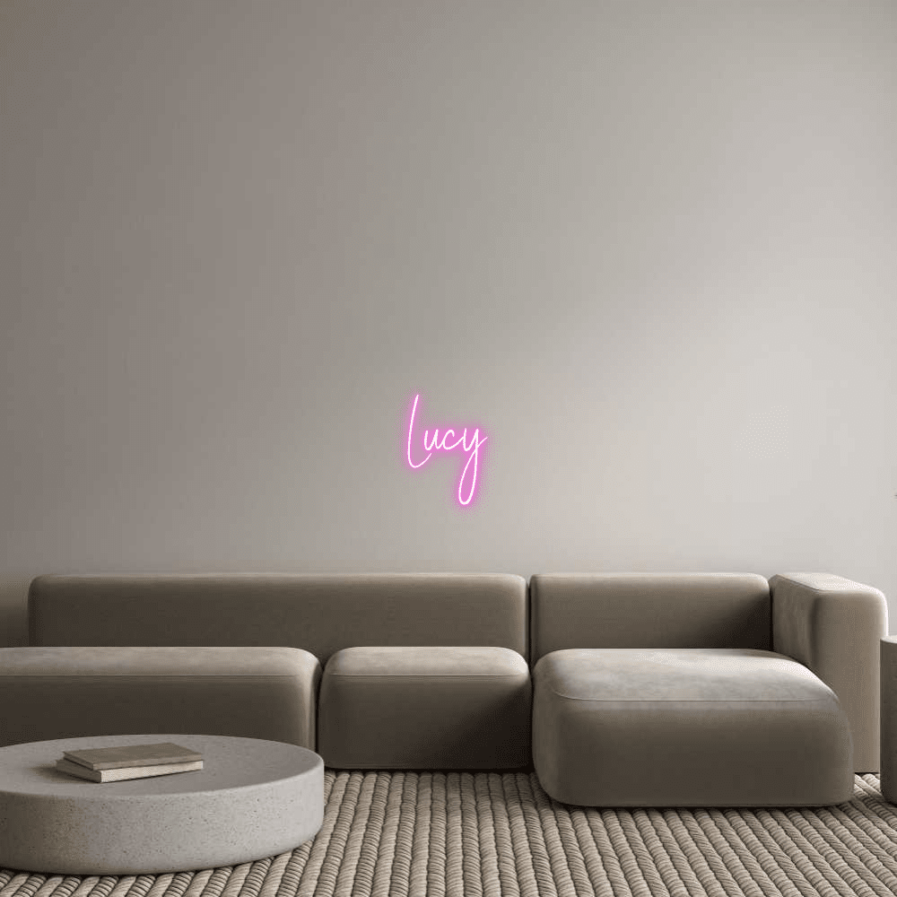 Custom Neon Sign Online Editor Lucy - Planet Neon