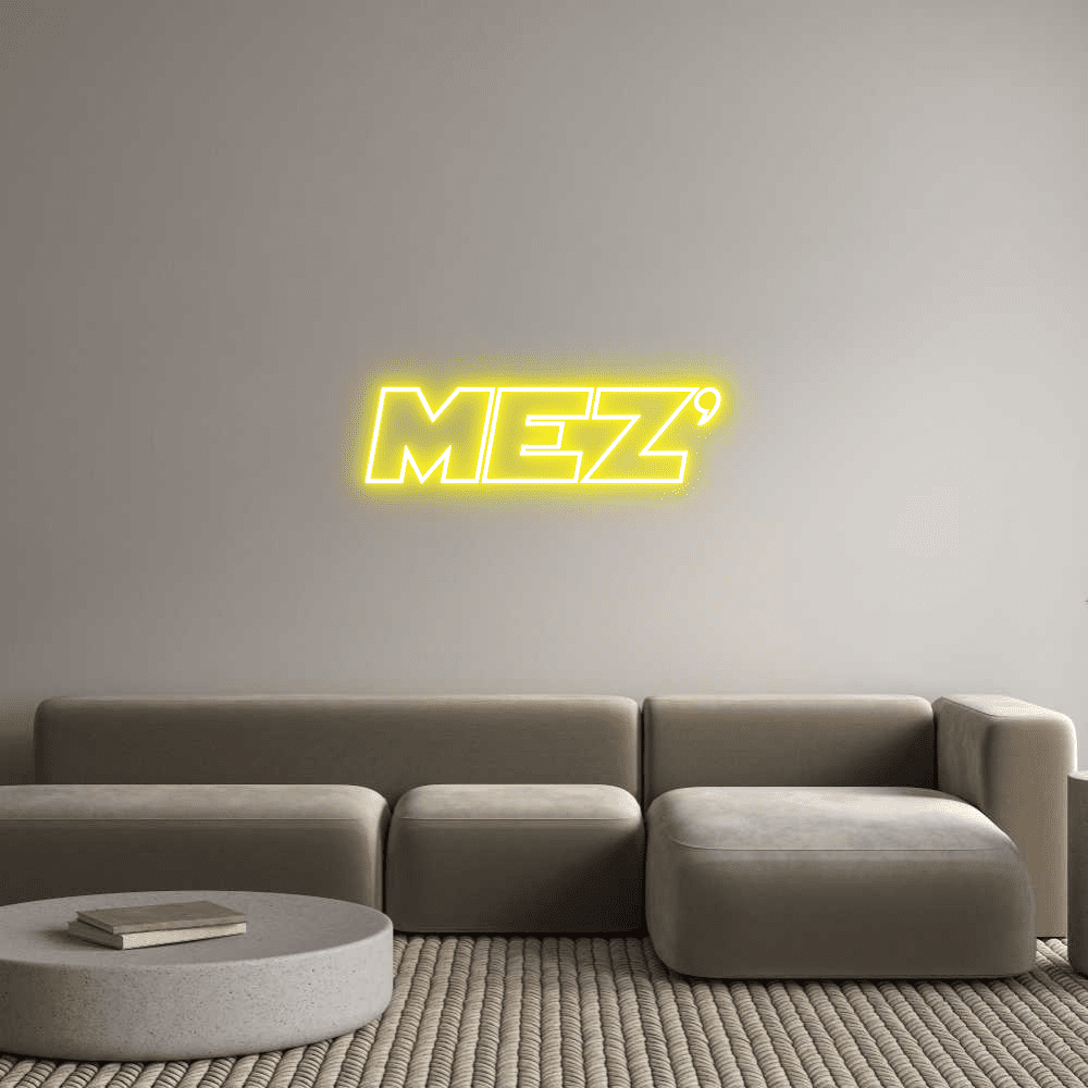 Custom Neon Sign Online Editor MEZ' - Planet Neon