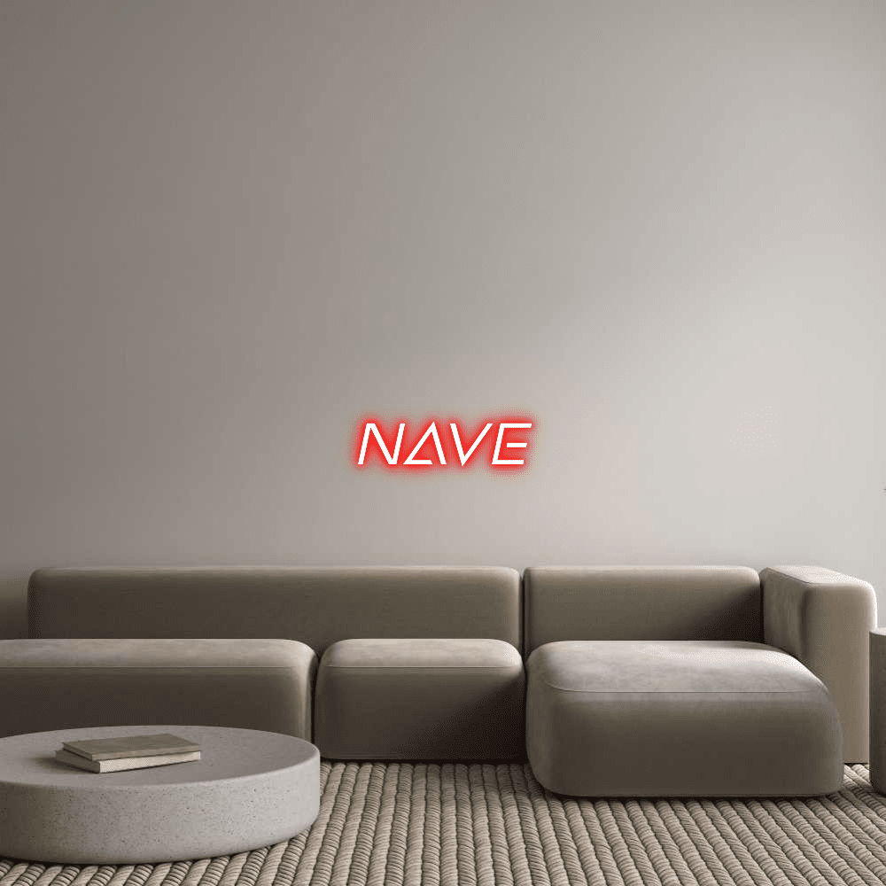 Custom Neon Sign Online Editor NAVE - Planet Neon