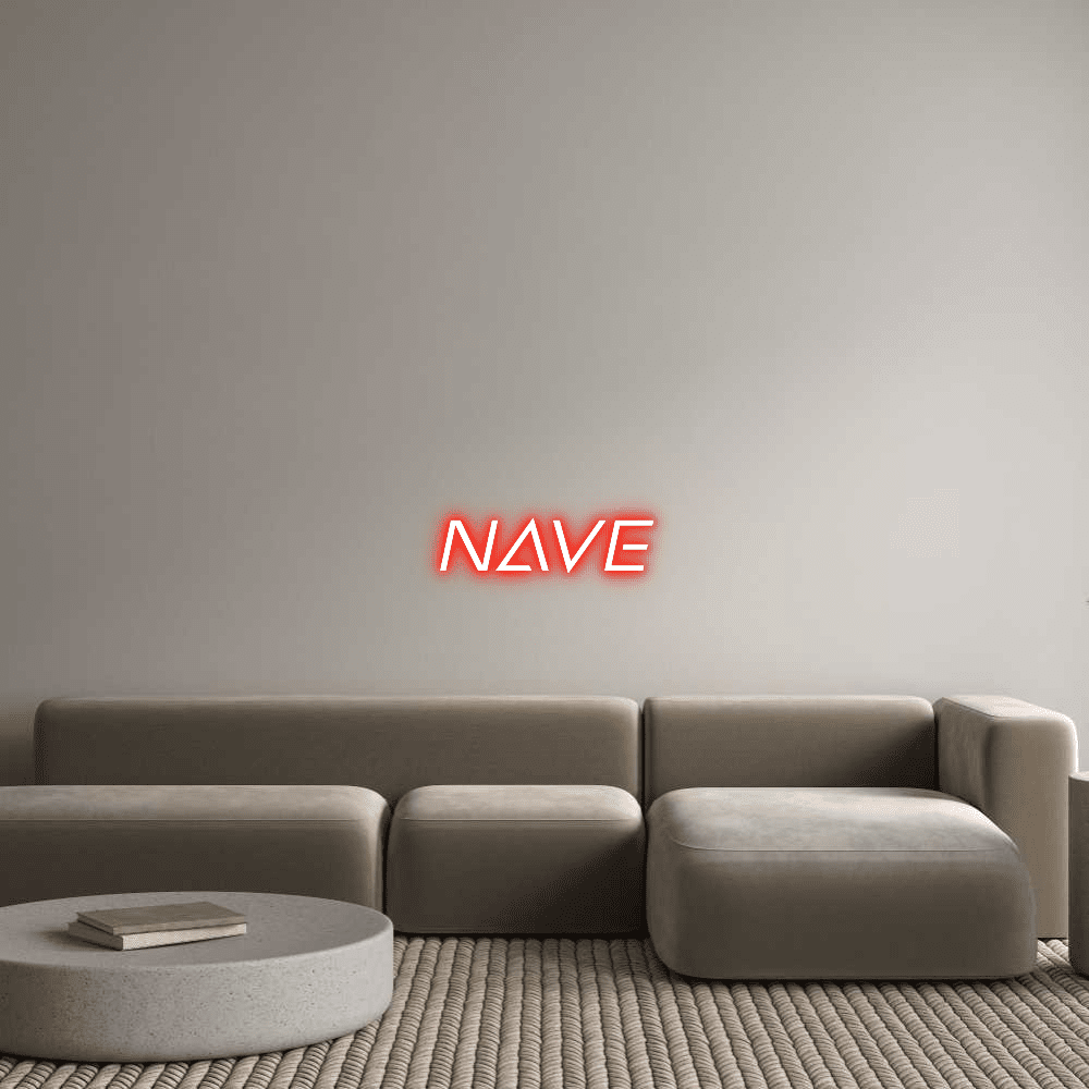 Custom Neon Sign Online Editor NAVE - Planet Neon