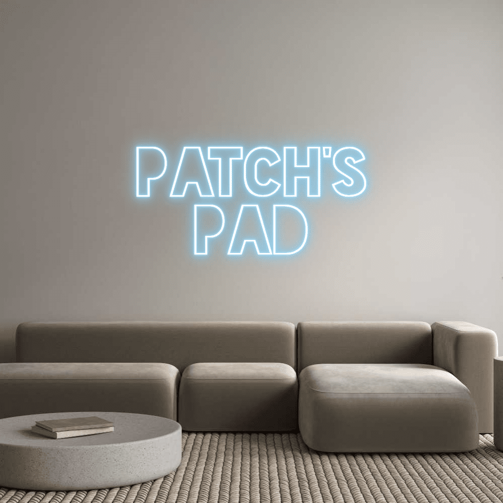 Custom Neon Sign Online Editor PATCH'S PAD - Planet Neon