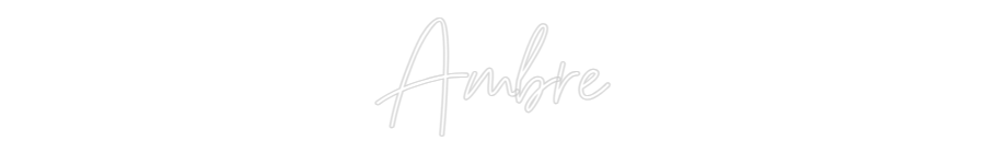 Custom Neon Sign Online Editor Ambre