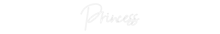 Custom Neon Sign Online Editor Princess