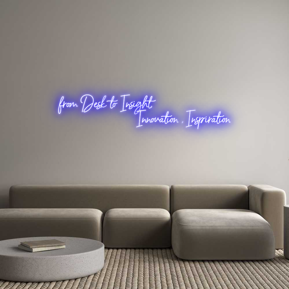 Custom Neon Sign Online Editor from Desk to ...