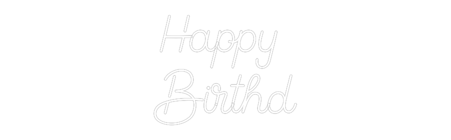 Custom Neon Sign Online Editor Happy
Birthd