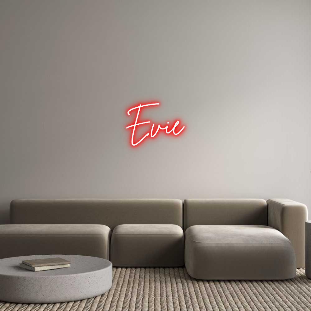 Custom Neon Sign Online Editor Evie