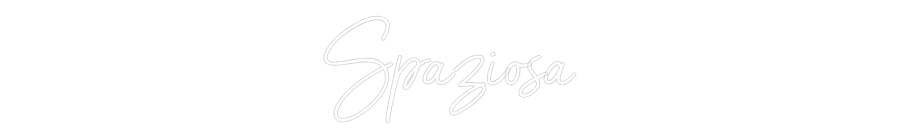Custom Neon Sign Online Editor Spaziosa