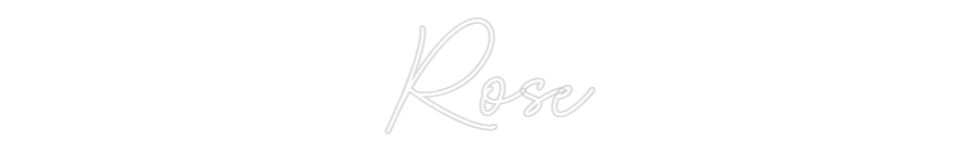 Custom Neon Sign Online Editor Rose