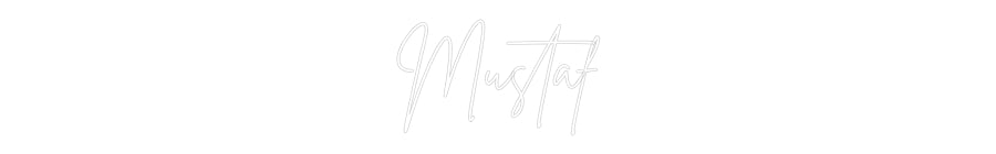 Custom Neon Sign Online Editor Mustaf