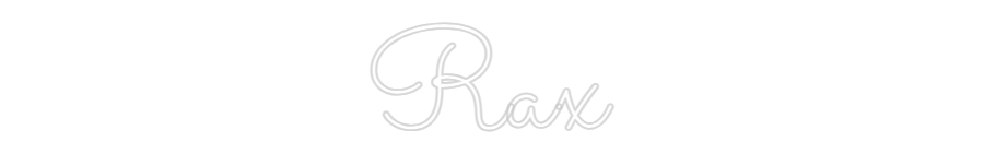 Custom Neon Sign Online Editor Rax