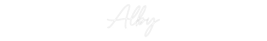 Custom Neon Sign Online Editor Alby