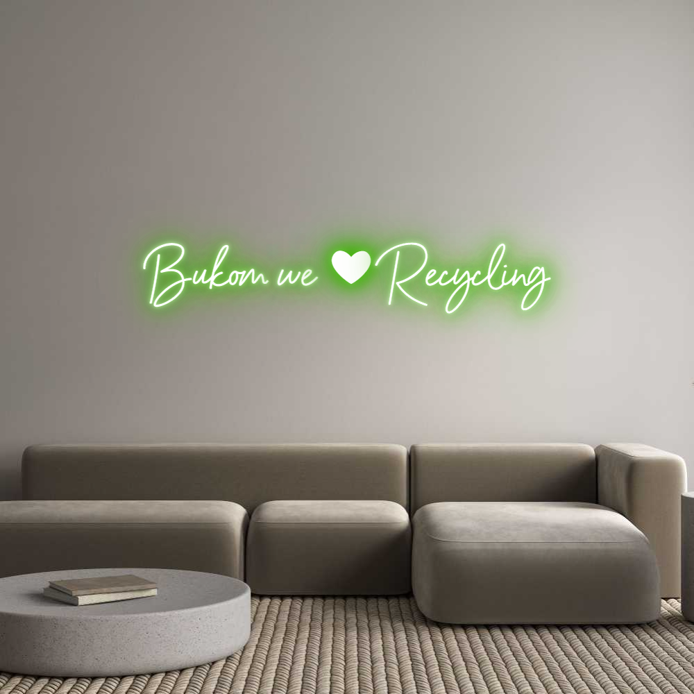 Custom Neon Sign Online Editor Bukom we ❤ Re...
