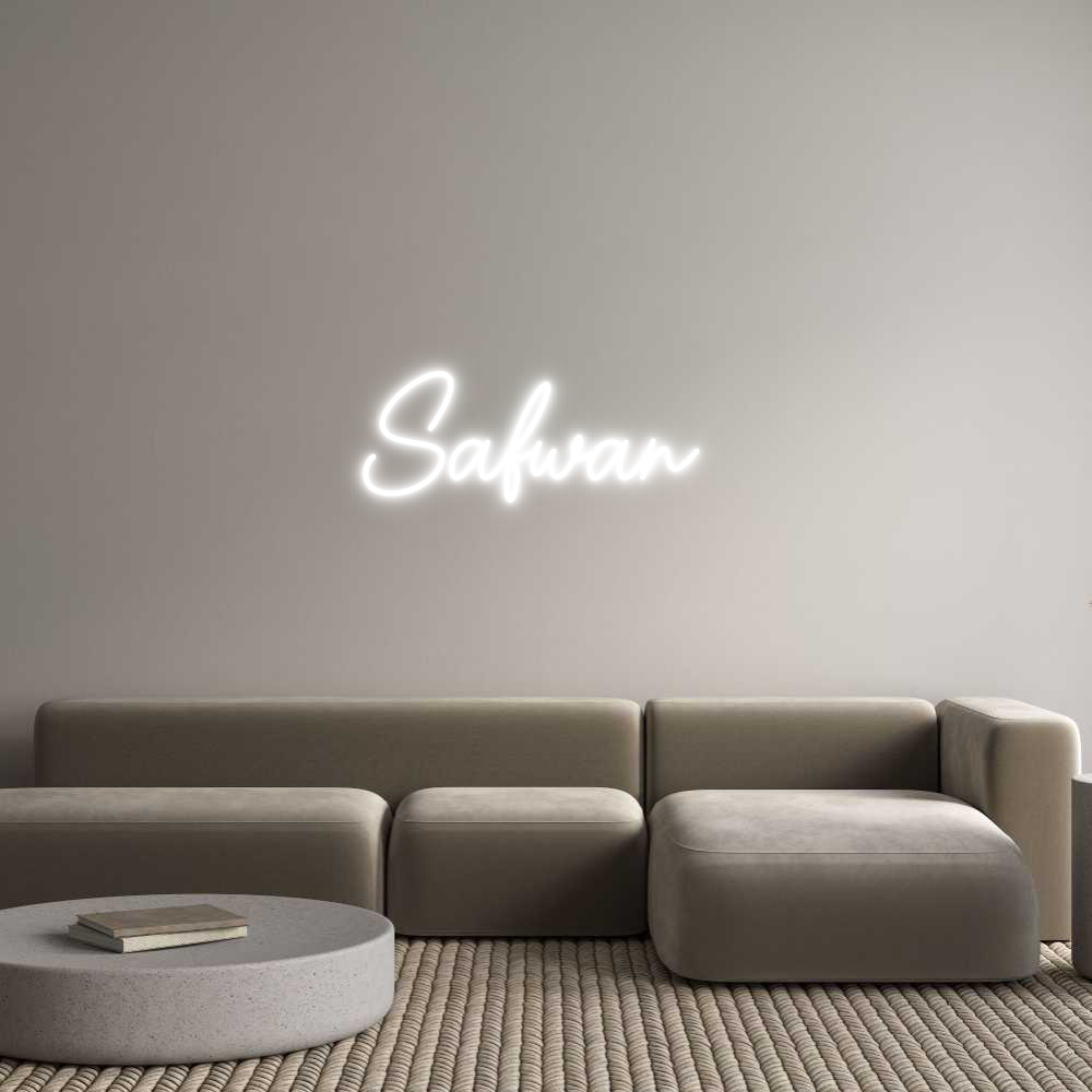 Custom Neon Sign Online Editor Safwan