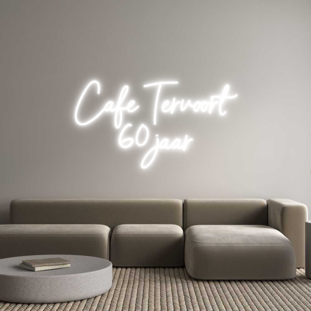 Custom Neon Sign Online Editor Café Tervoort...