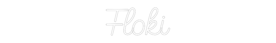 Custom Neon Sign Online Editor Floki