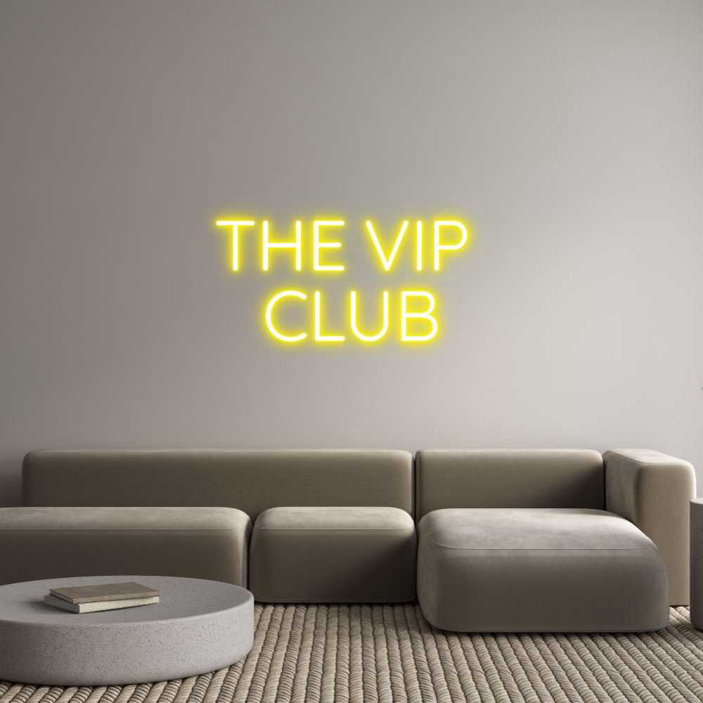 Custom Neon Sign Online Editor THE VIP
CLUB