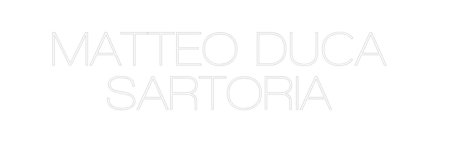 Custom Neon Sign Online Editor MATTEO DUCA
...
