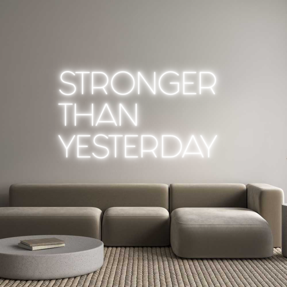Custom Neon Sign Online Editor STRONGER
TH...