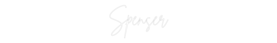 Custom Neon Sign Online Editor Spenser