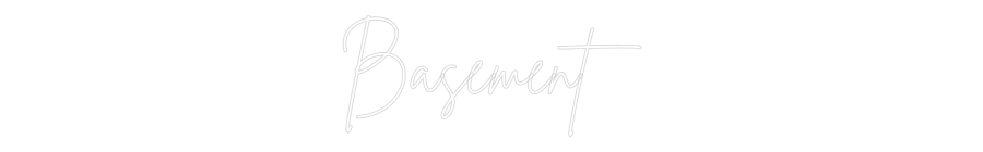 Custom Neon Sign Online Editor Basement
