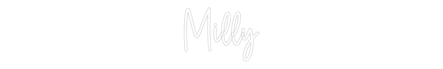Custom Neon Sign Online Editor Milly