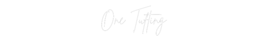 Custom Neon Sign Online Editor One Tufting