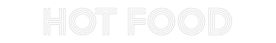 Custom Neon Sign Online Editor HOT FOOD