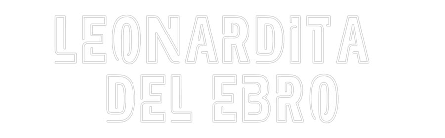 Custom Neon Sign Online Editor LEONARDITA 
...