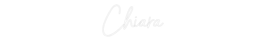 Custom Neon Sign Online Editor Chiara
