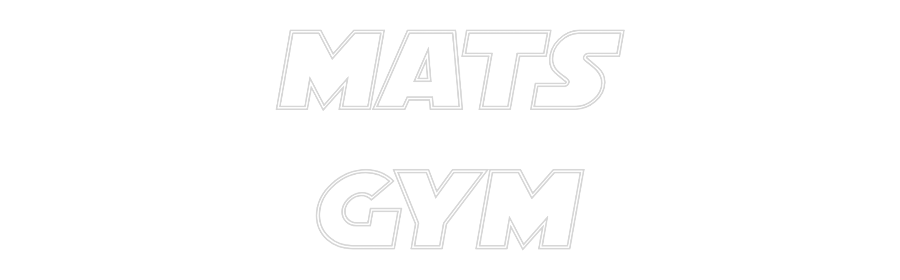 Custom Neon Sign Online Editor Mats
Gym