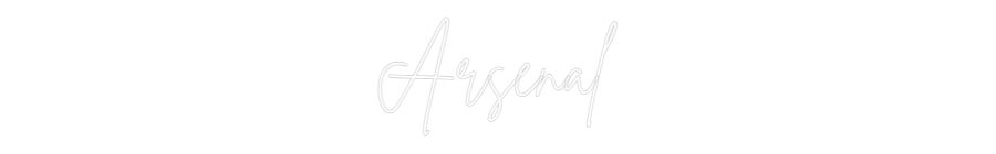 Custom Neon Sign Online Editor Arsenal
