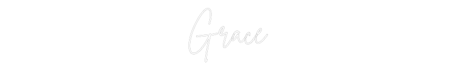 Custom Neon Sign Online Editor Grace