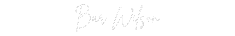 Custom Neon Sign Online Editor Bar Wilson