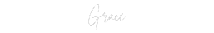 Custom Neon Sign Online Editor Grace