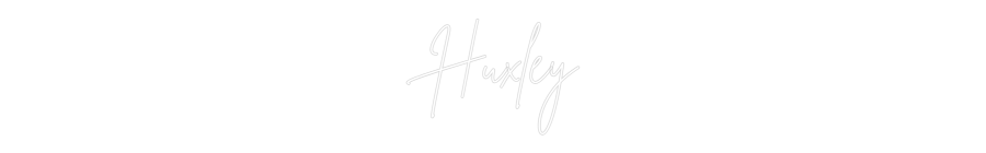 Custom Neon Sign Online Editor Huxley