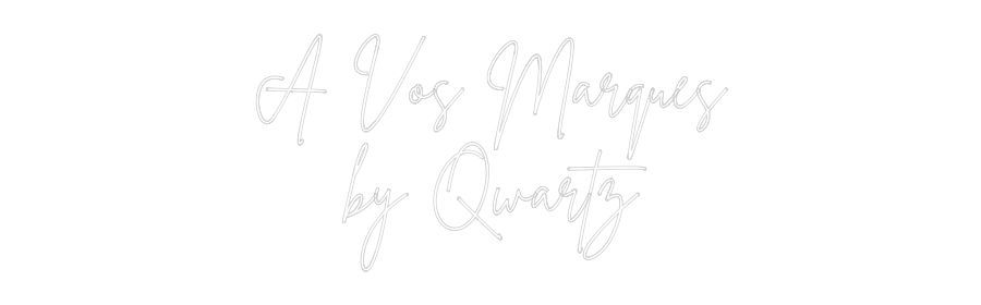 Custom Neon Sign Online Editor A Vos Marques...