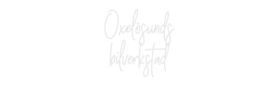 Custom Neon Sign Online Editor Oxelösunds
b...