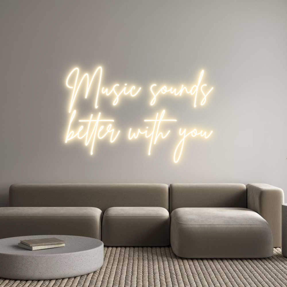 Custom Neon Sign Online Editor Music sounds
...