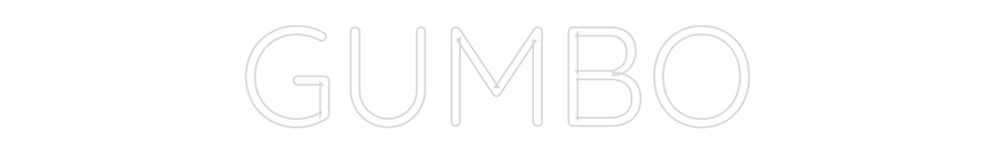 Custom Neon Sign Online Editor GUMBO