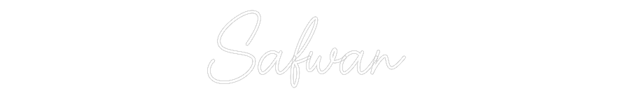 Custom Neon Sign Online Editor Safwan