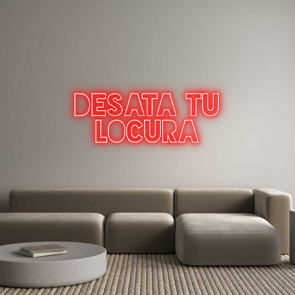 Custom Neon Sign Online Editor DESATA TU
LO...