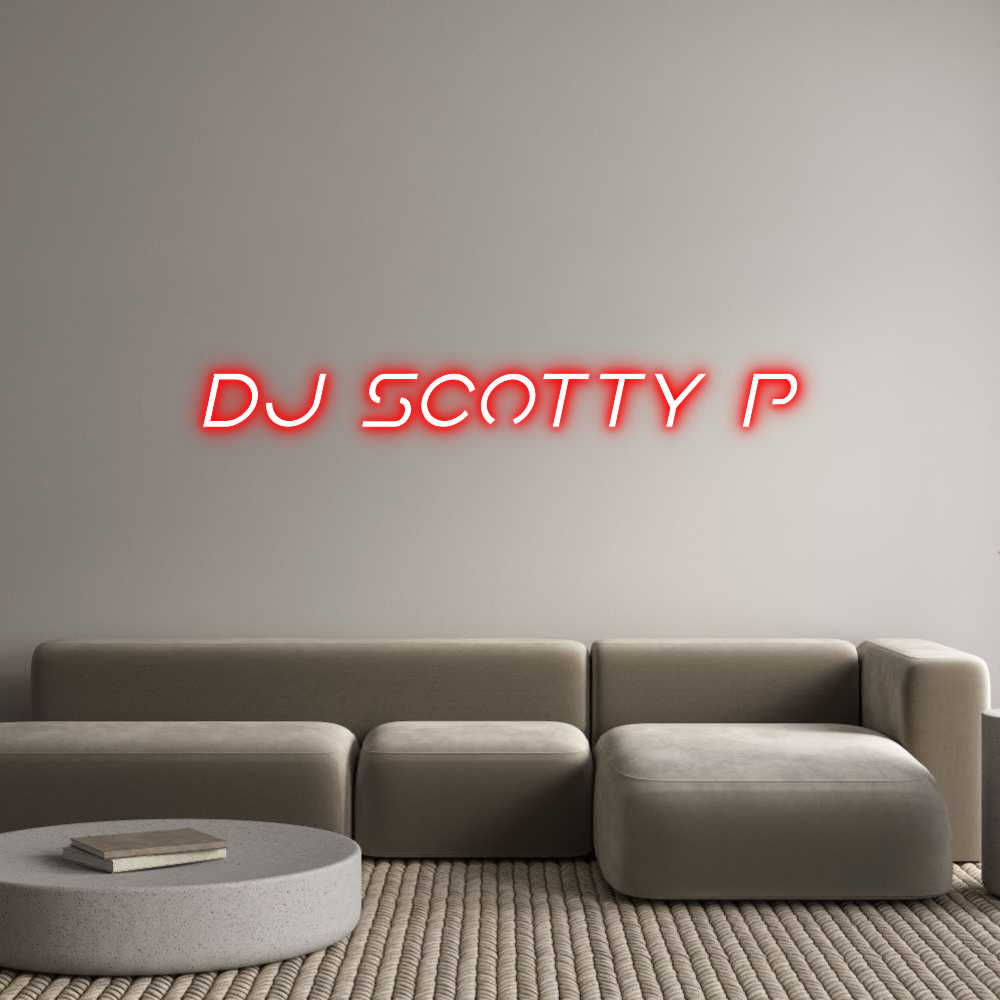 Custom Neon Sign Online Editor DJ Scotty P