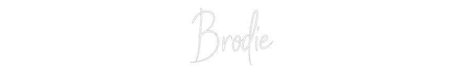 Custom Neon Sign Online Editor Brodie