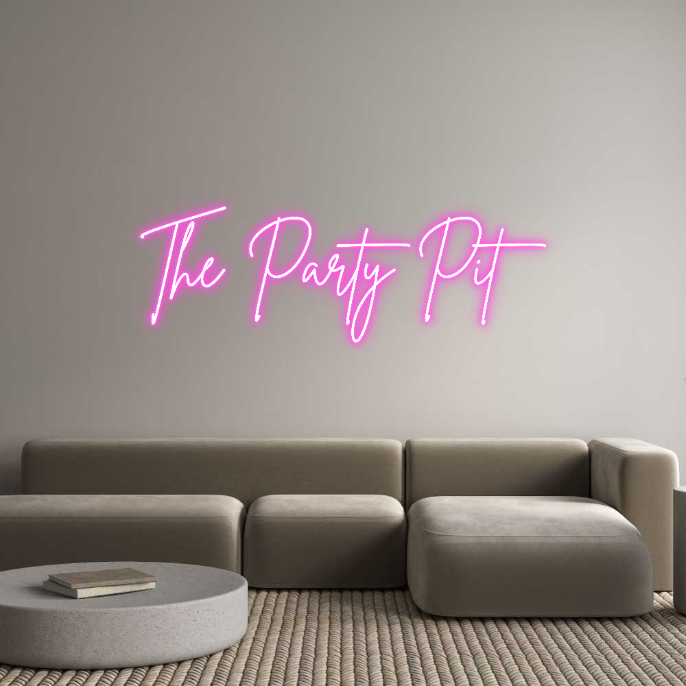 Custom Neon Sign Online Editor The Party Pit