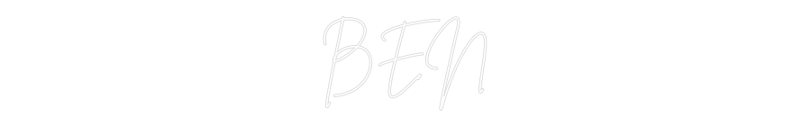 Custom Neon Sign Online Editor BEN