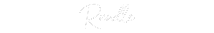 Custom Neon Sign Online Editor Rundle