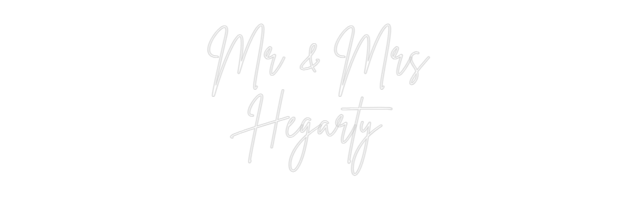 Custom Neon Sign Online Editor Mr & Mrs
Heg...
