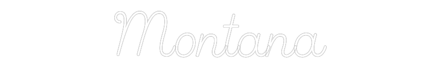 Custom Neon Sign Online Editor Montana