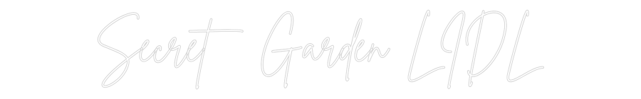 Custom Neon Sign Online Editor Secret Garden...